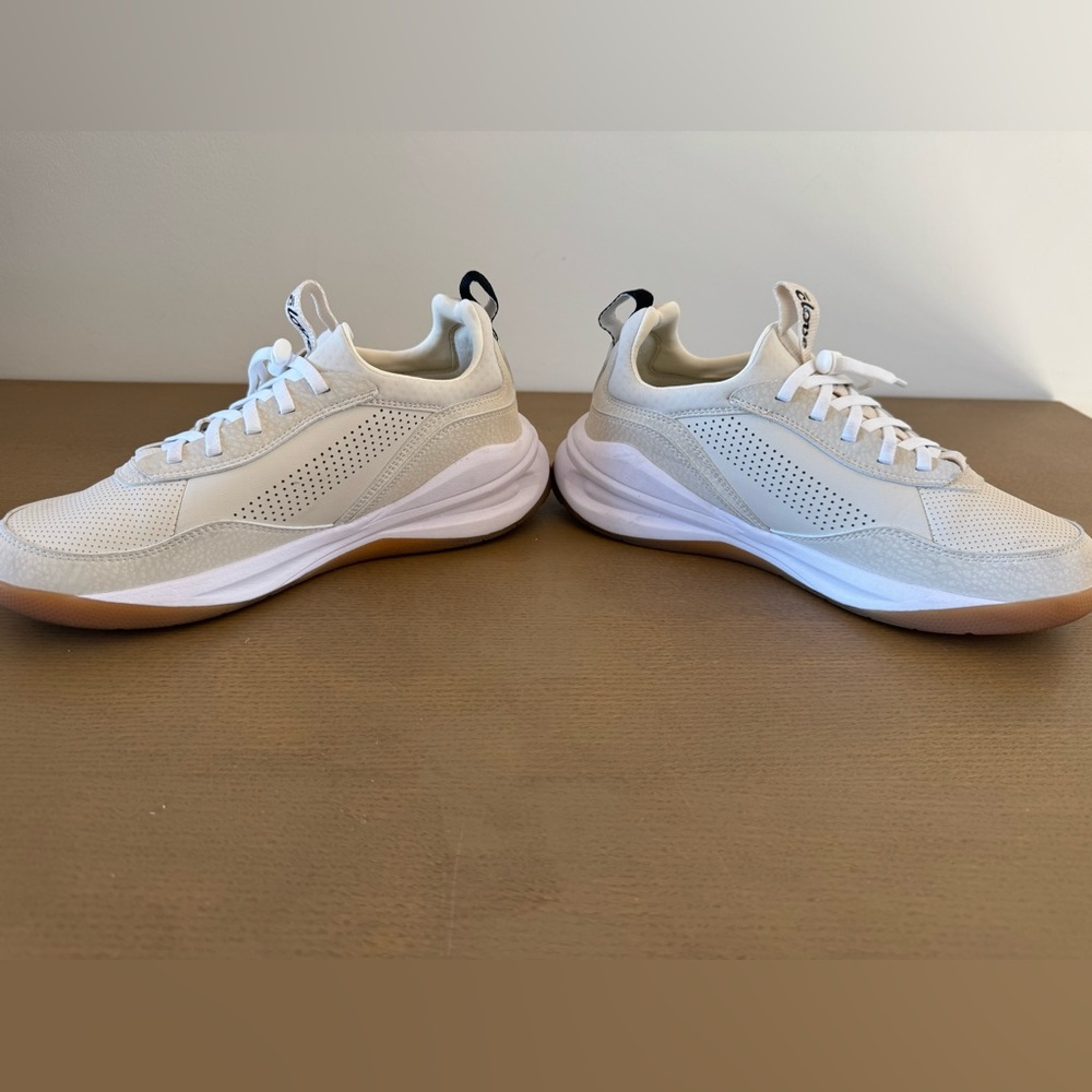 Clove Strada Sand/White/Gum Healthcare Lace-up Comfort Sneakers Size W8/M6.5 - Picture 6 of 8